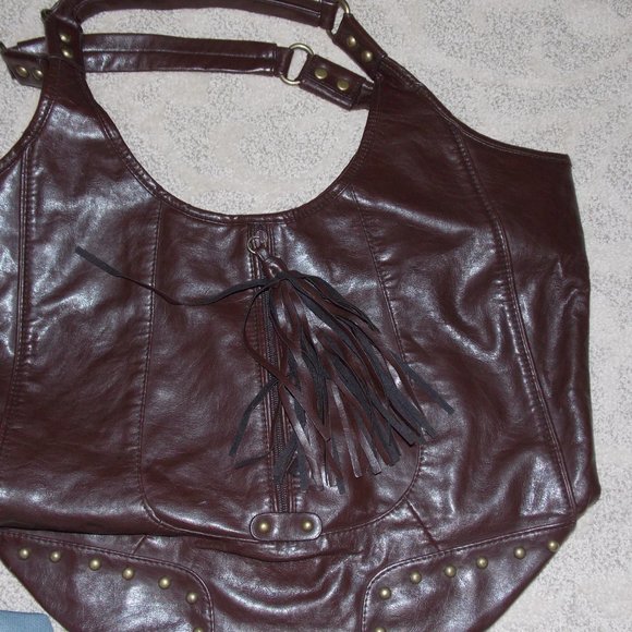 Brown Faux Leather Purse - Picture 9 of 10